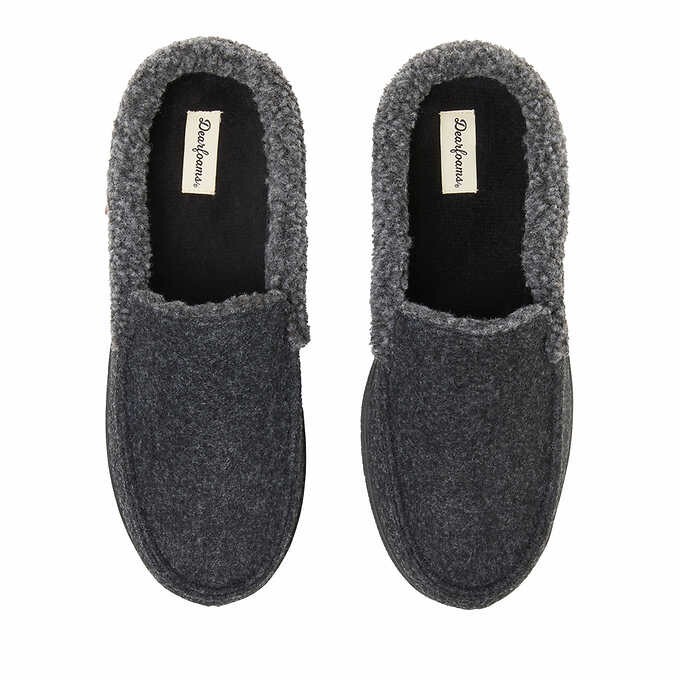 Dearfoam Men's Slipper black Size:(M)
