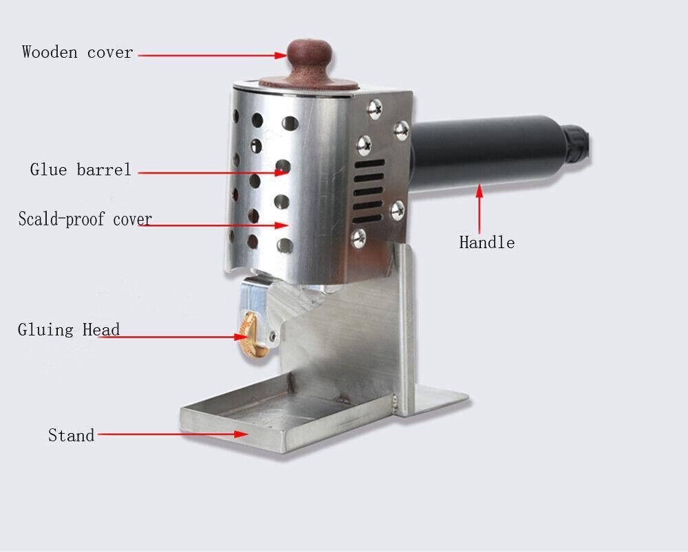 Hot Hand-held Melt Glue Rolling Machine Paper Bag Gift Box Packaging Tool