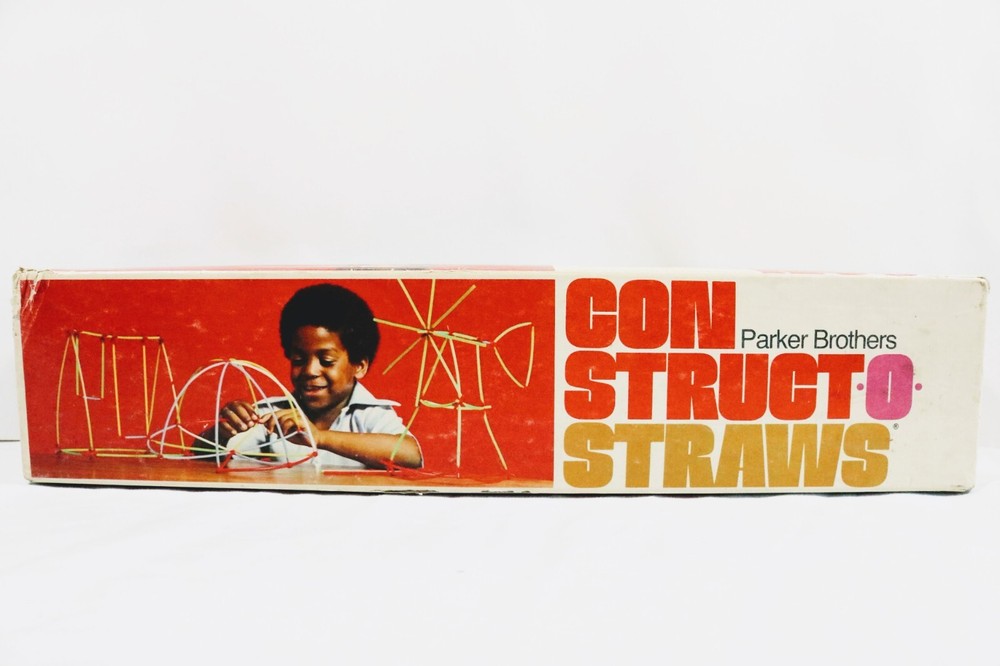 Vintage Game Construct-O-Straws