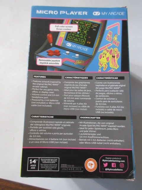 My Arcade Micro Player Retro - Ms.Pac Man