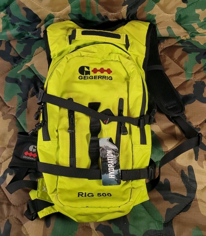 Geigerrig Hydration Pack Neon Yellow