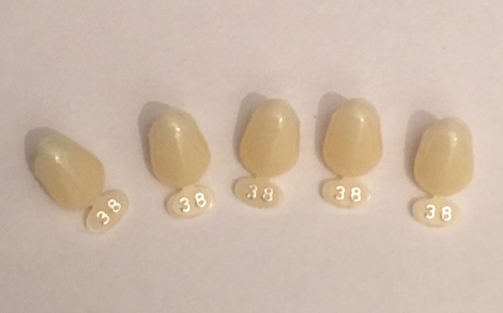Dental Polycarbonate Temporary Crowns 5 pcs #38