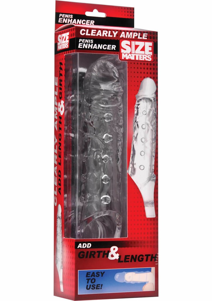 Size Matters Clearly Ample Penis Enhancer