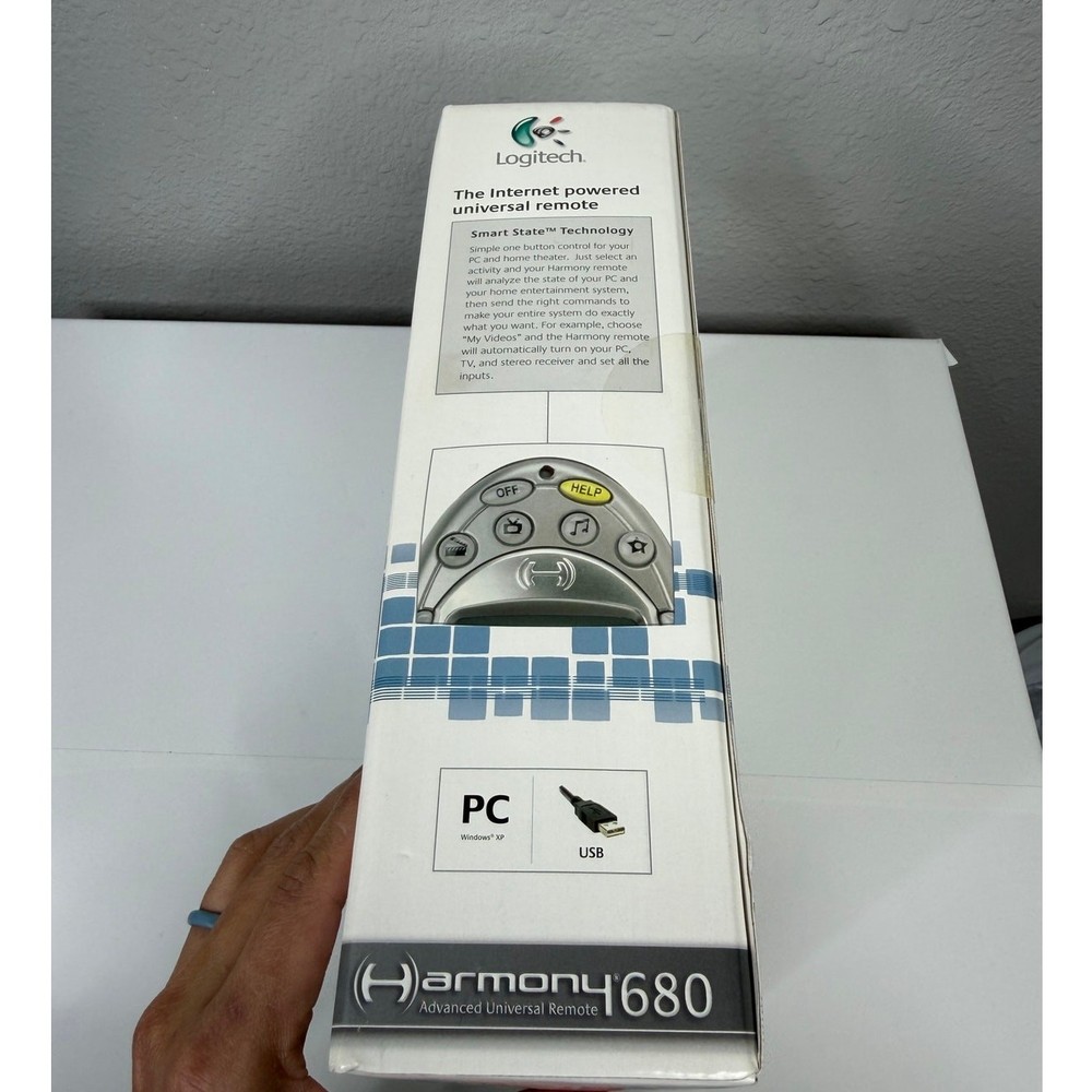 Logitech Harmony 680 Advanced Universal Remote / New In Box