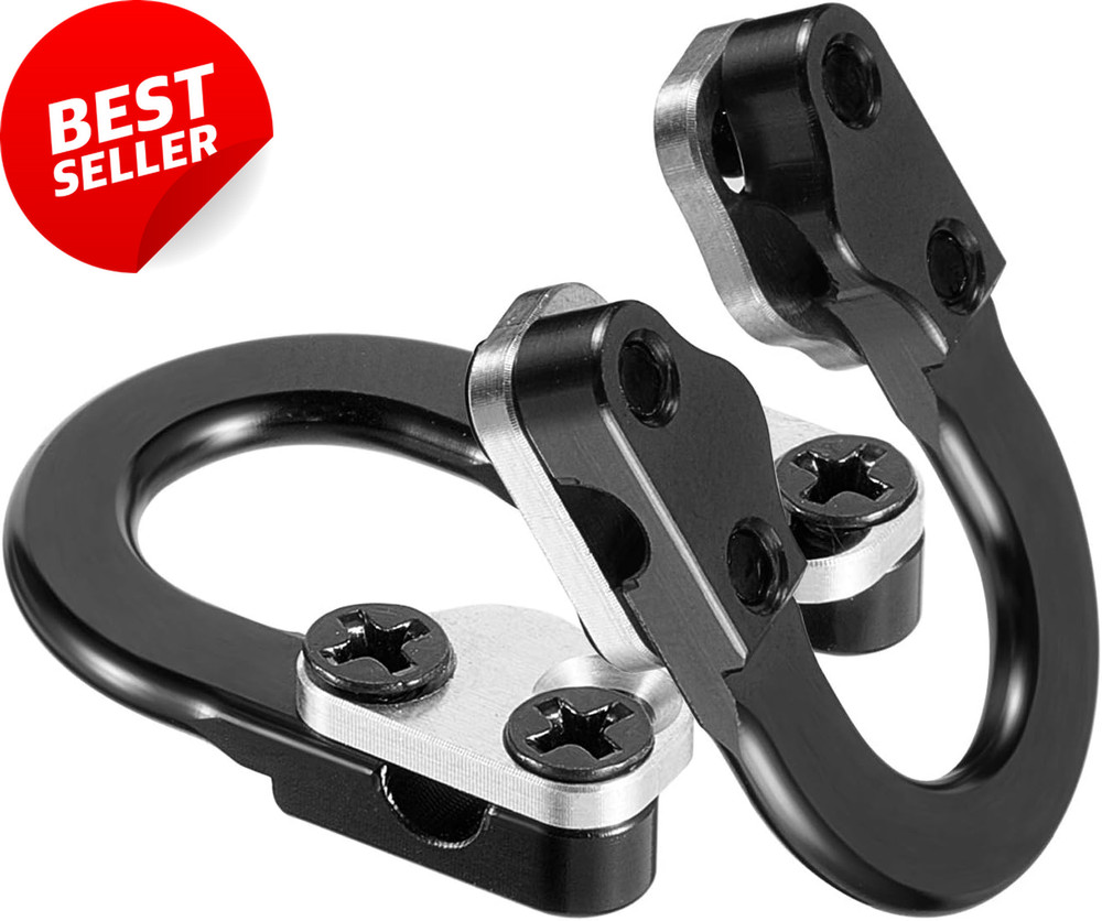 2 Sets Archery D Loop, Compound Bow Metal U Nock, Release Loop with Screwdrivers