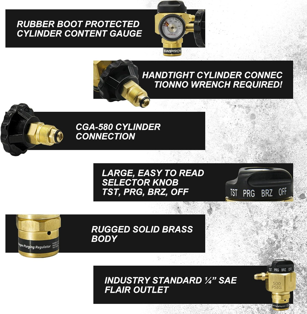 VN-500 Nitrogen Purging Regulator