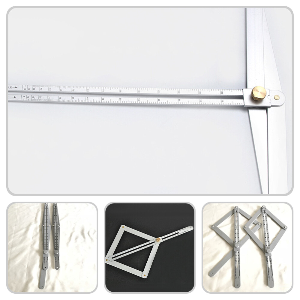 Multifunctional Protractor Woodworking Measuring Ruler Angle Tool