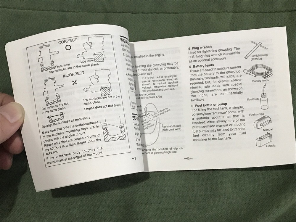 OS Max-50sx-Hring Owners Instruction Manual