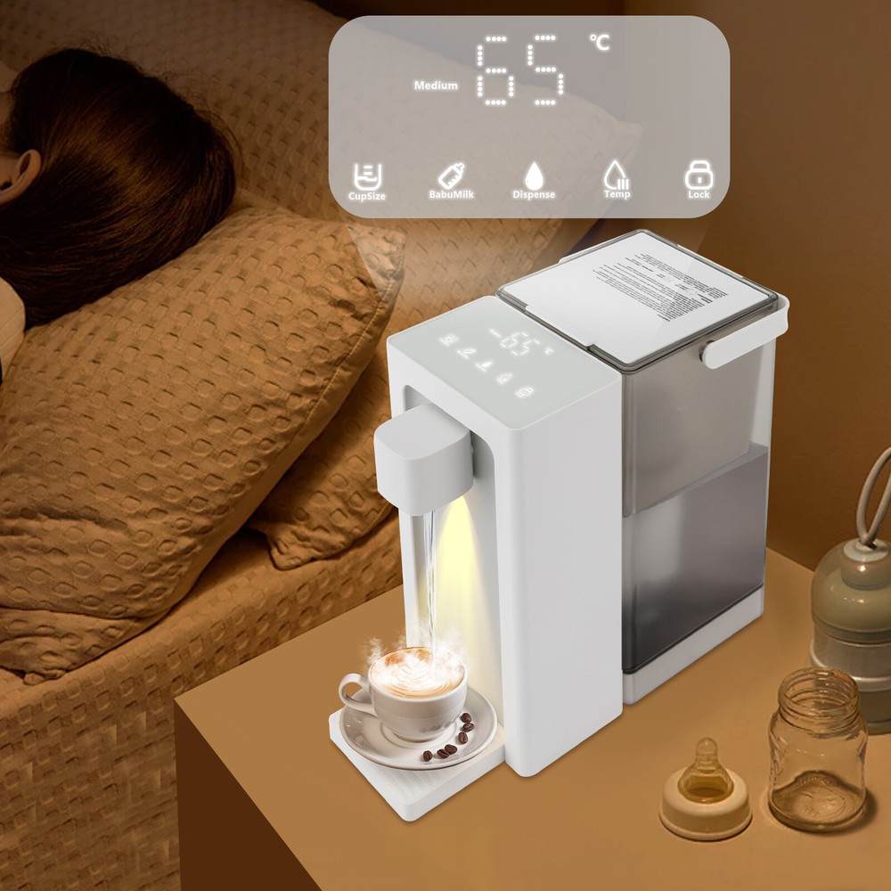 3L/101.45oz Instant Hot Water Filter Water Dispenser Countertop Drinking Machine