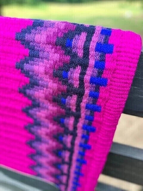Handmade Woolen Western Saddle Blanket Horse (Customization Available)