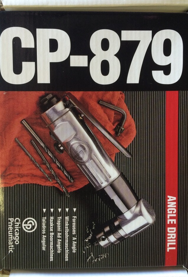 3/8" Chuck Air Reversible Angle Drill Chicago Pneumatic 879