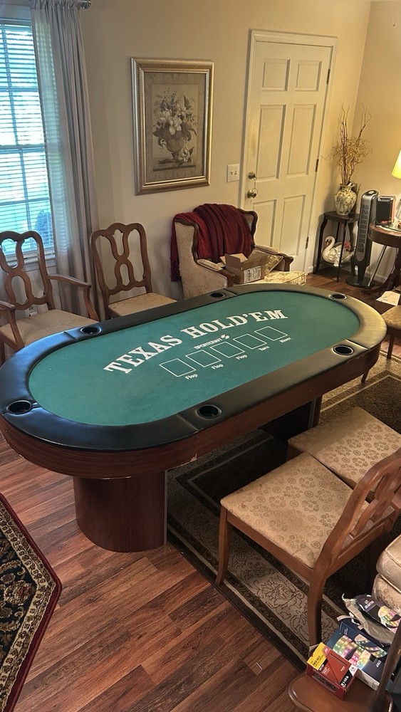 Poker Table With Chips