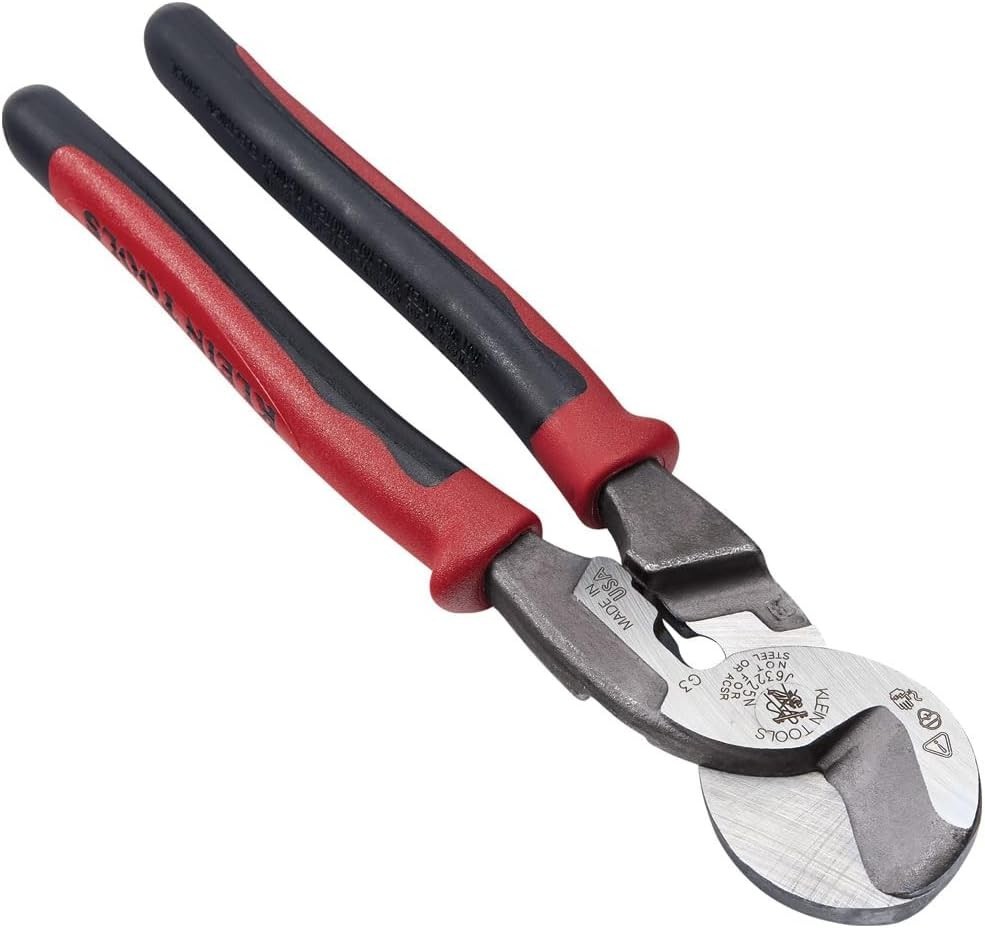 Klein Tools J63225N High-Leverage Cable Cutter & Stripper - Precision Cutting