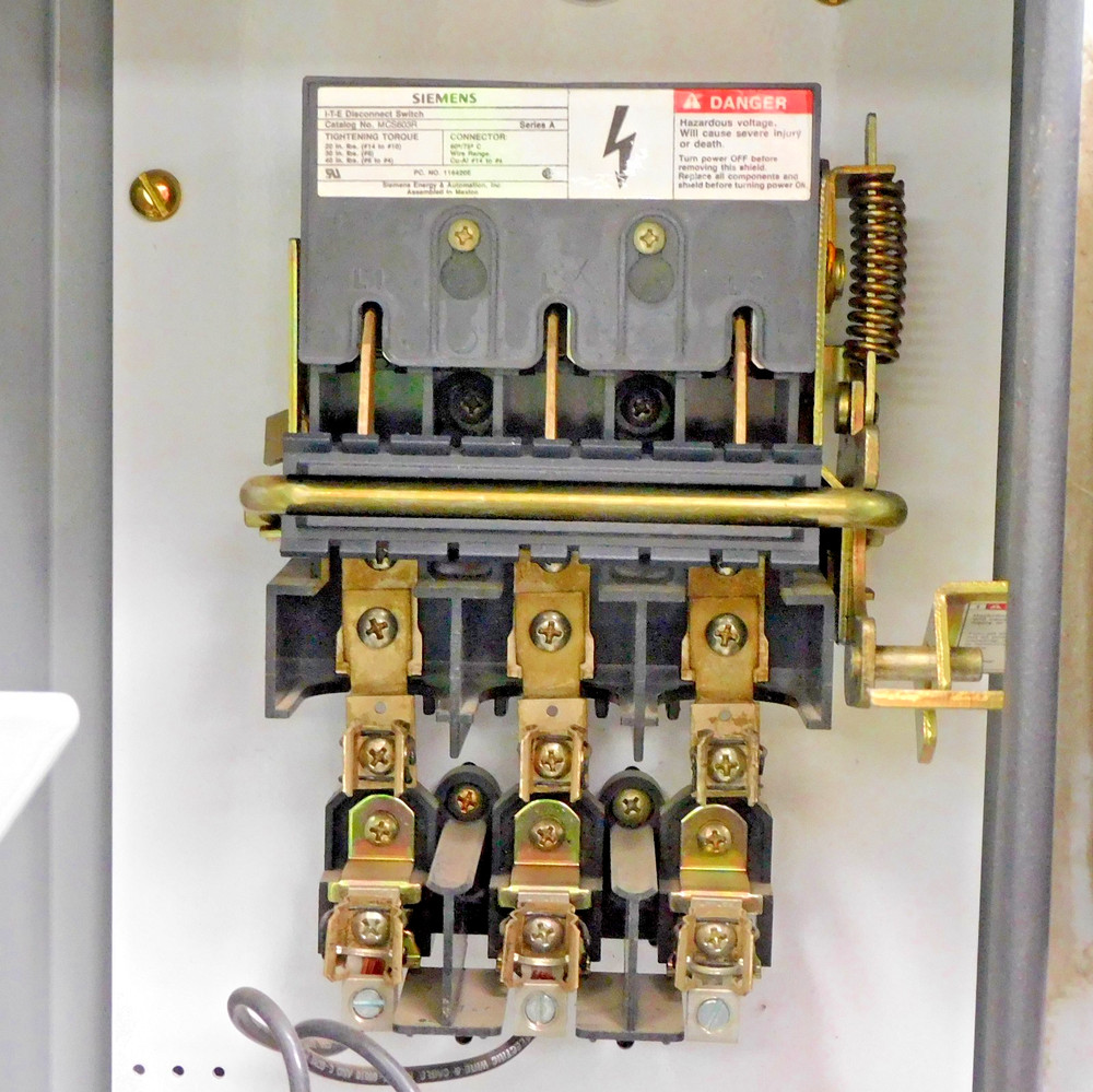 Siemens SSF C20 Combination Motor Controller Enclosure 480V 60A