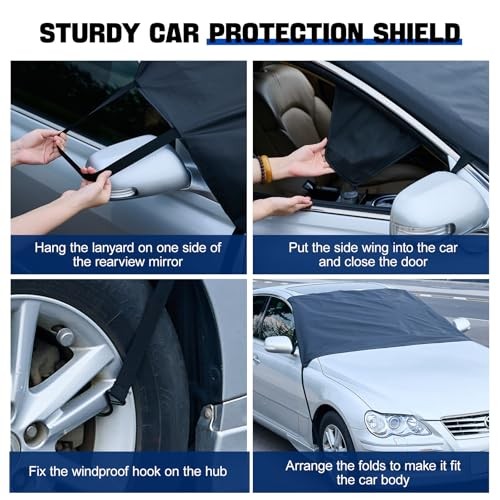 Windshield Cover for ice and Snow | 600D Three-Layer Composite