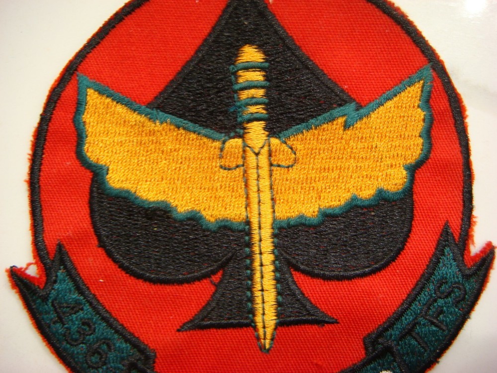 USAF 436th TACTICAL FIGHTER SQUADRON - SEMPER PRIMUS VIETNAM WAR PATCH