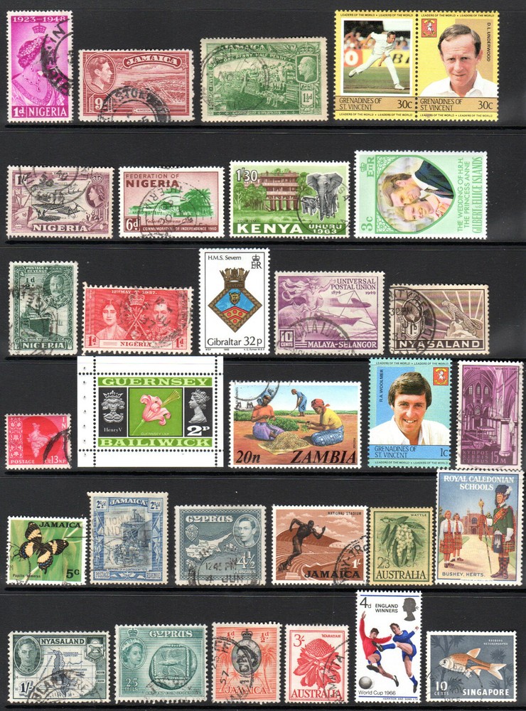 British Commonwealth mounted mint and used selection 38