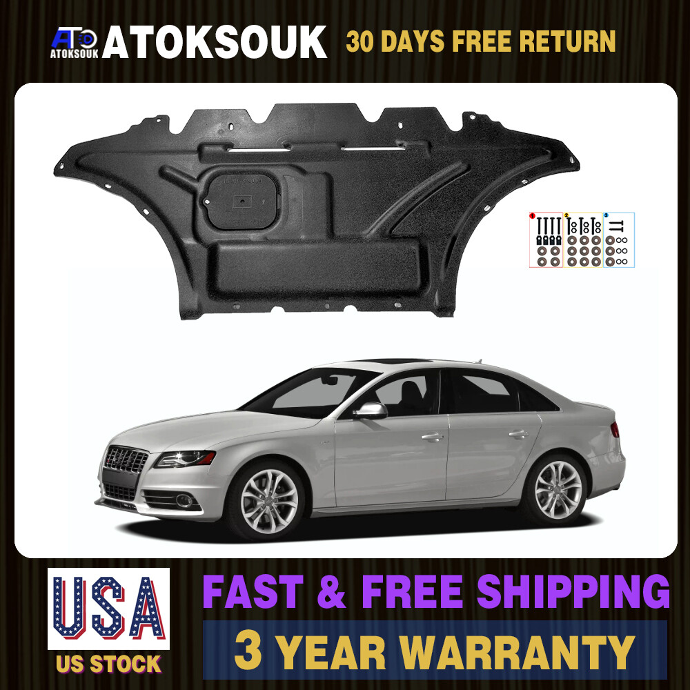 For 2010-2016 Audi S4 Engine Under Cover Front Splash Shields