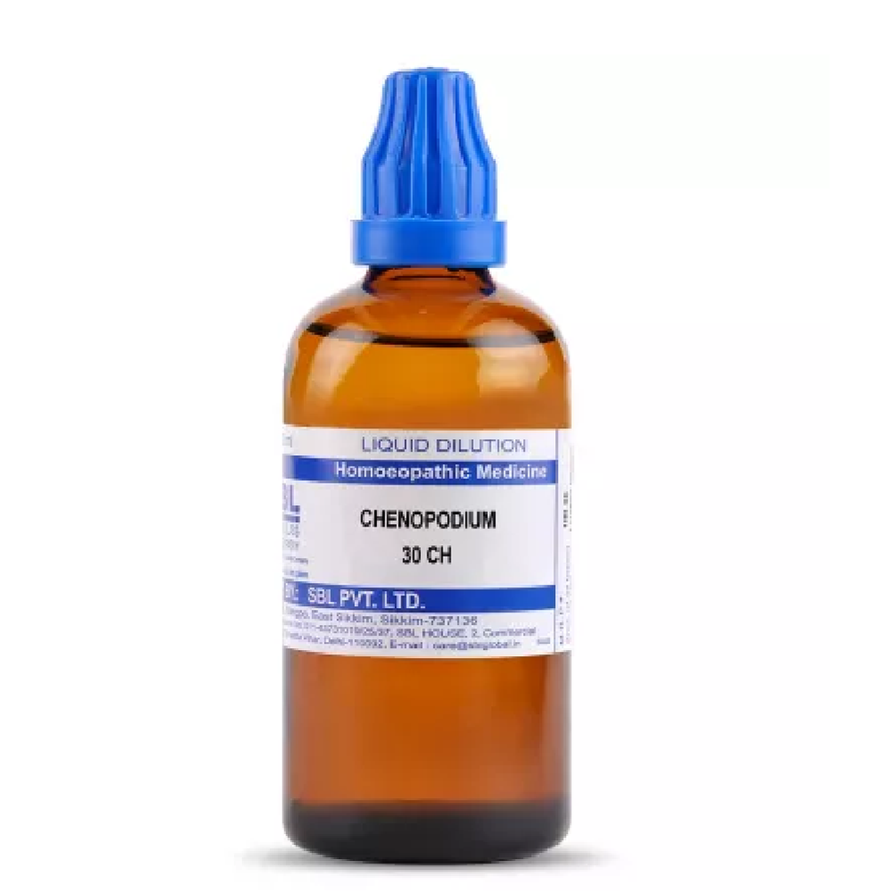 SBL Homeopathic Chenopodium Anthelminticum (30 ML / 100 ML) (Select Potency)