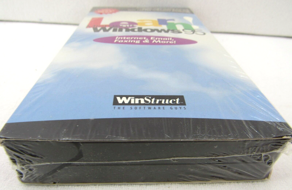 Learn Microsoft Windows 95 VHS by WinStruct ~ Internet Email Fax NEW!