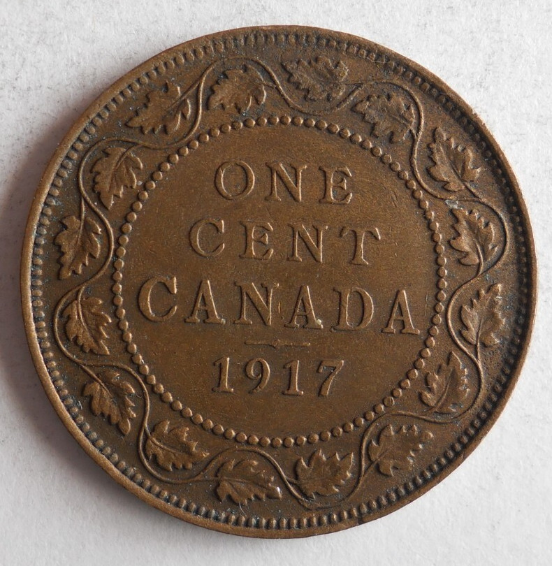 1917 CANADA CENT - Excellent Coin - FREE SHIP - Bin #303