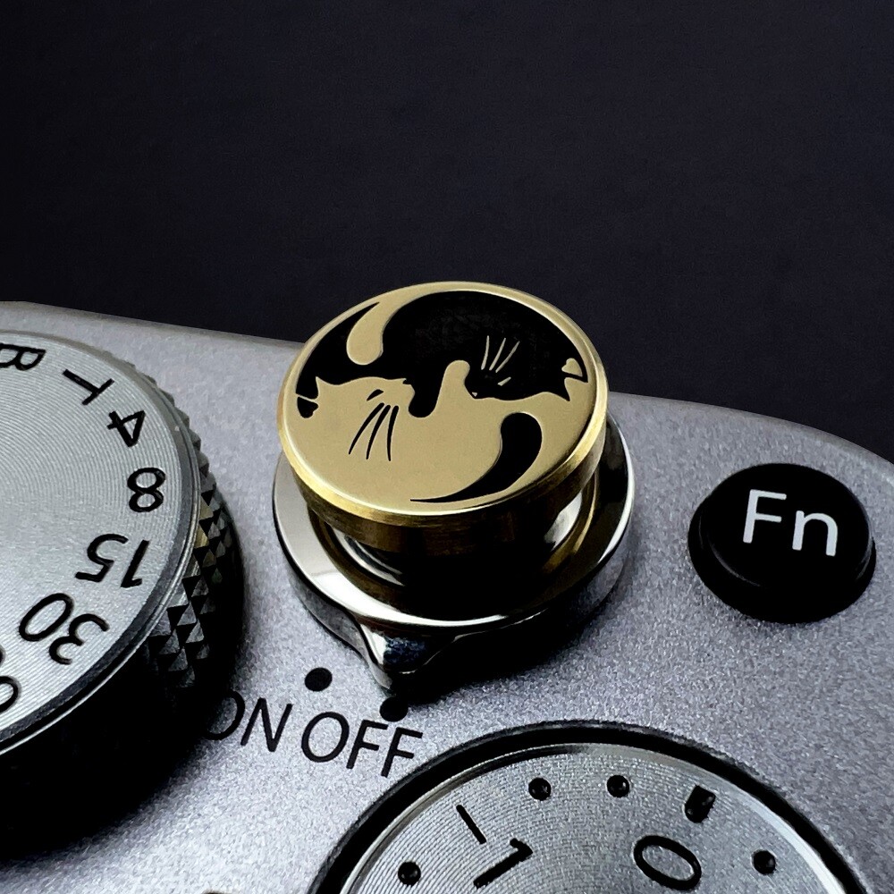 shutter button shutter release button Brass Cat Suitable for Nikon  Leica
