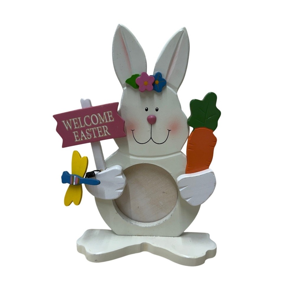 Cotton Tale Bunny Photo Frame Easter Decor