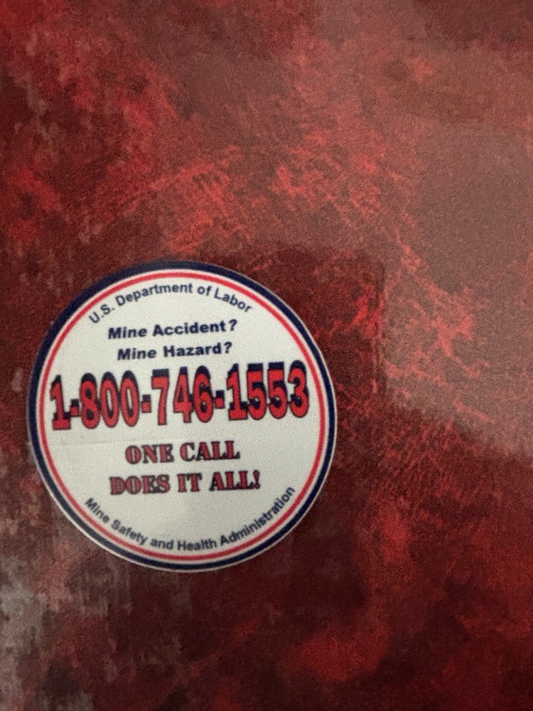 Coal Mining Stickers. Nice Vendor