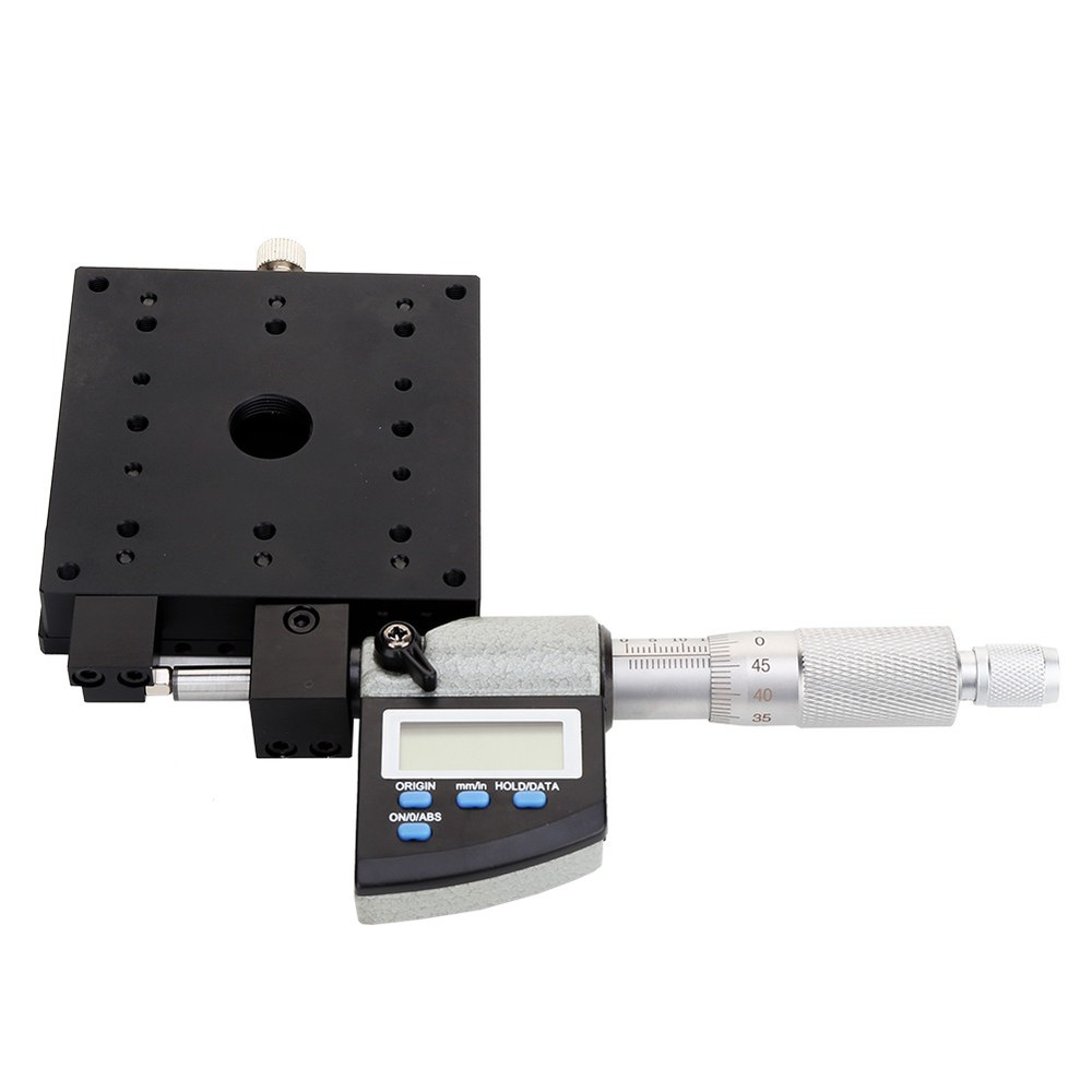 Micrometer Platform Digital 80x80mm 0.001mm Linear Translation Stage Tool Part