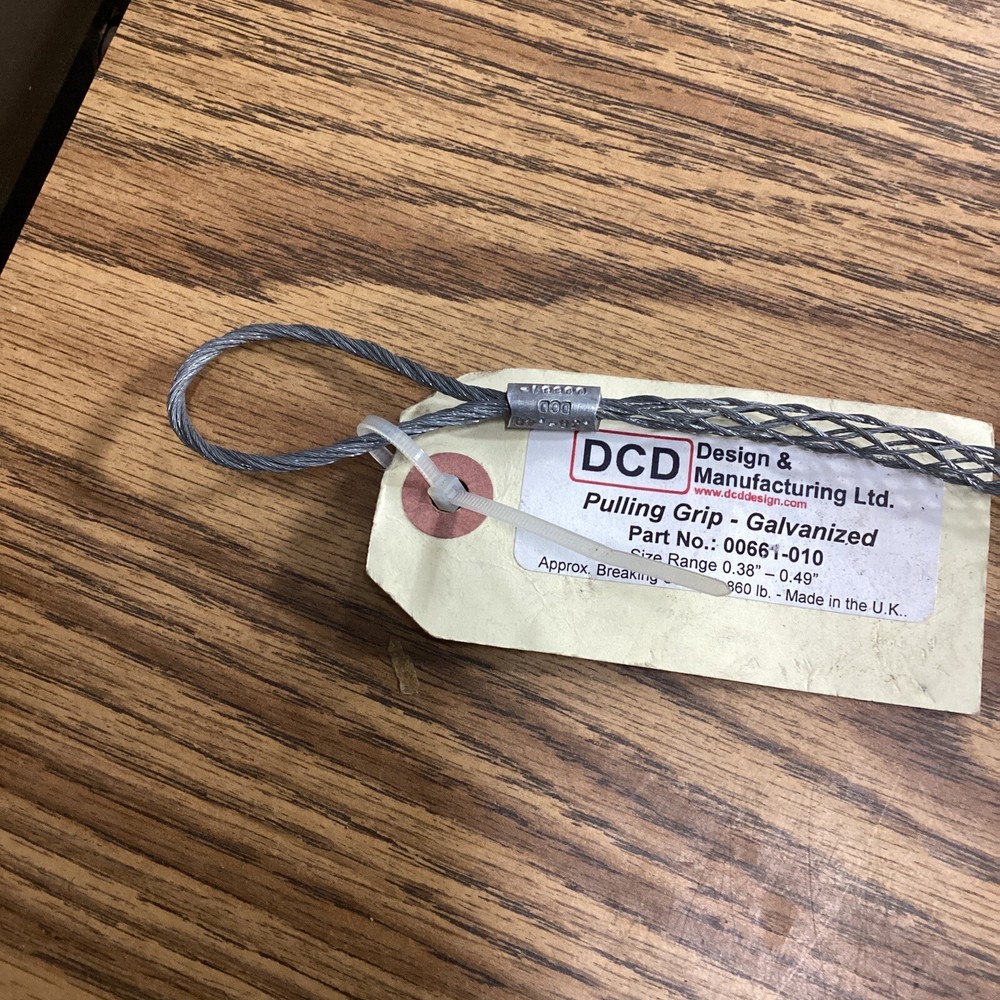 DCD Pulling Grip 00661-010 Size Range 0.38”-0.49” 14”
