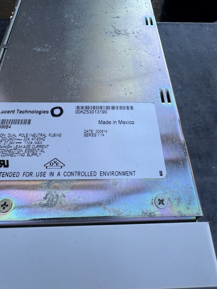 TYCO/LUCENT 596B4 Rectifier PWPQAUNAAC