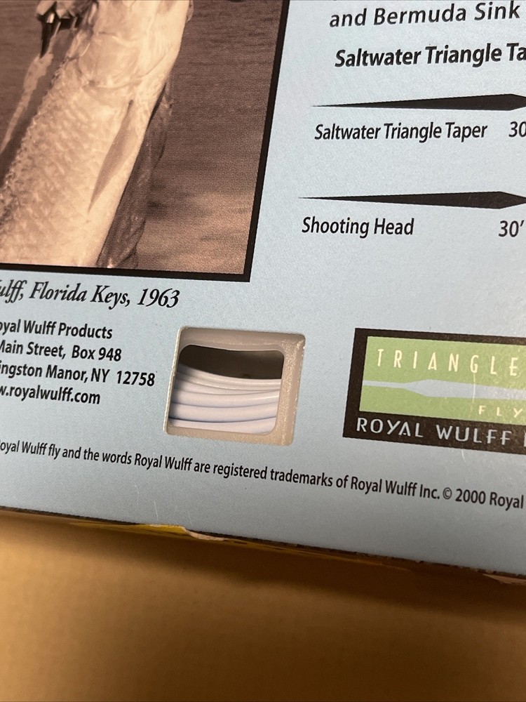 1 - PKG Royal Wulff Products Triangle Taper TT BA Multiple Weights Available