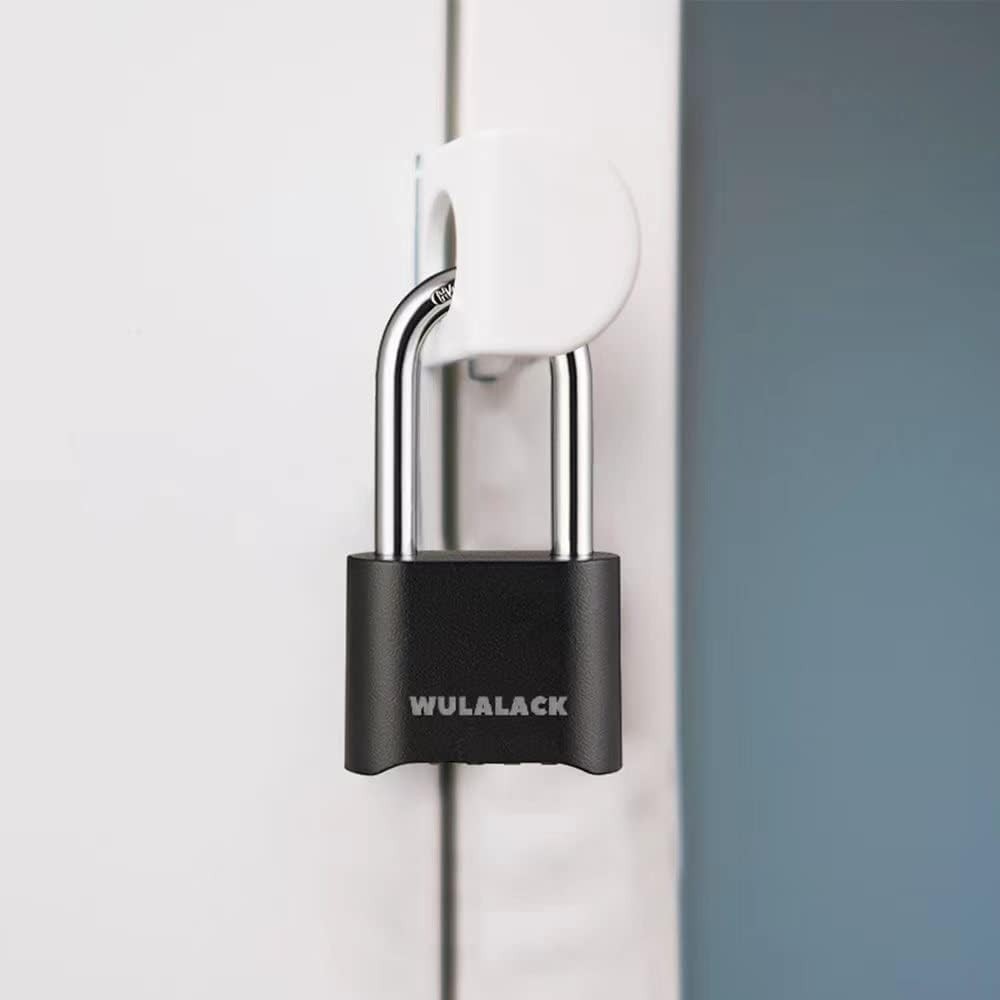Candado de combinación resistente de 6 unidades, reajustable de 4 dígitos para e