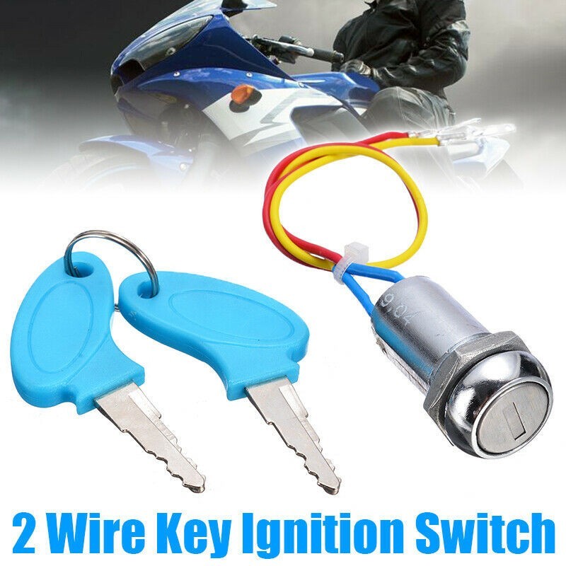 2 Keys Ignition Switch Lock 2 Wire Ignition Switch Key Plastic And Alloy