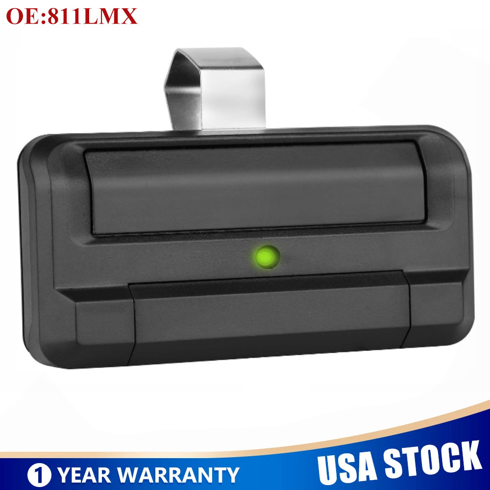 1-9 Replacement For LiftMaster 811LMX 1-Button DIP Switch Multi-Frequency Remote