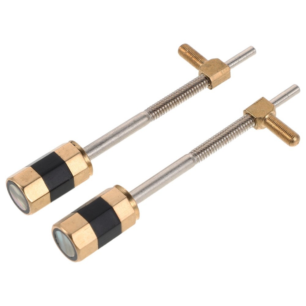 2 Pcs Practical Violin Bow Frog Screw Musical Equipment Accessory
