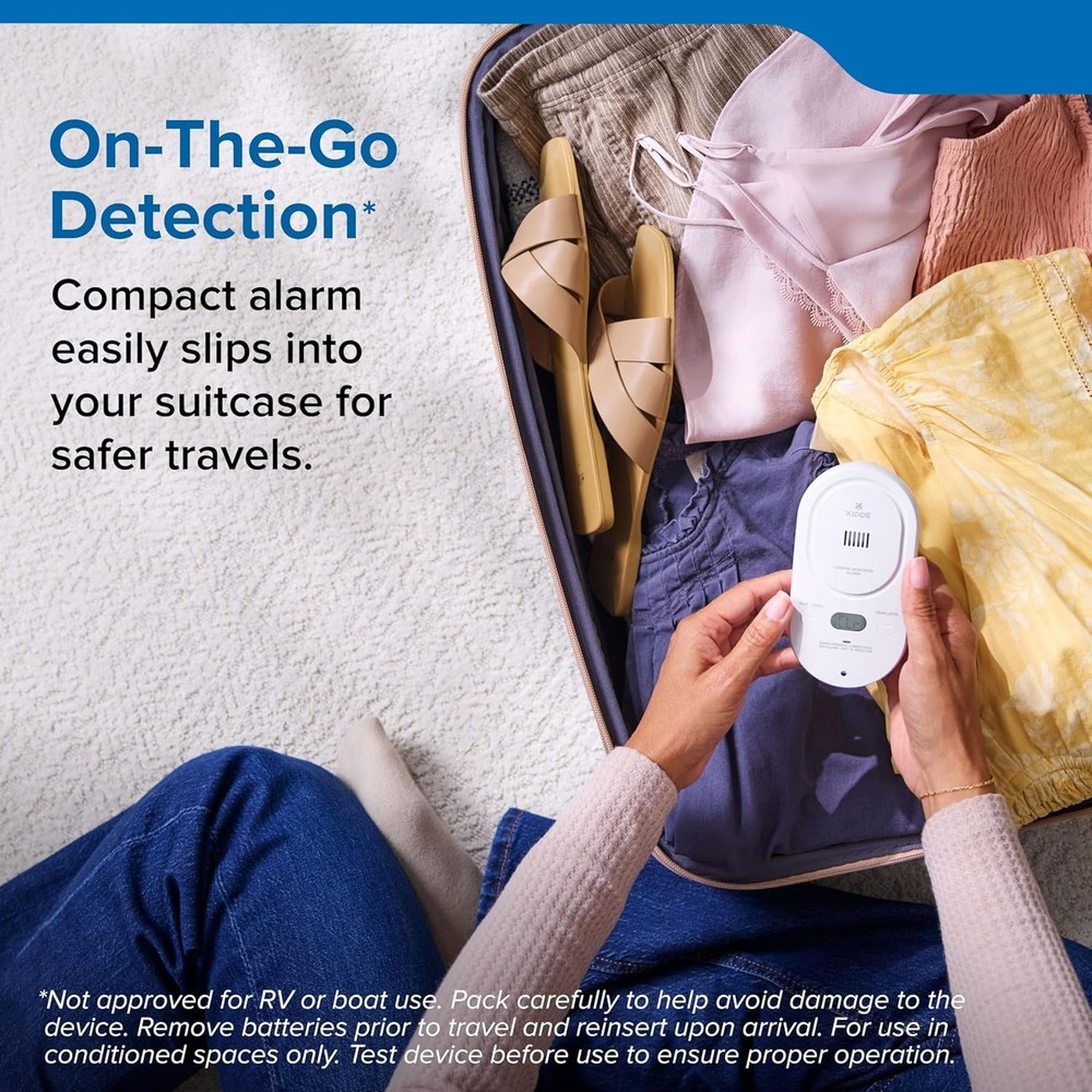 Kidde Carbon Monoxide Detector, Plug-in with AA Battery Backup, Easy-to-Read Dig