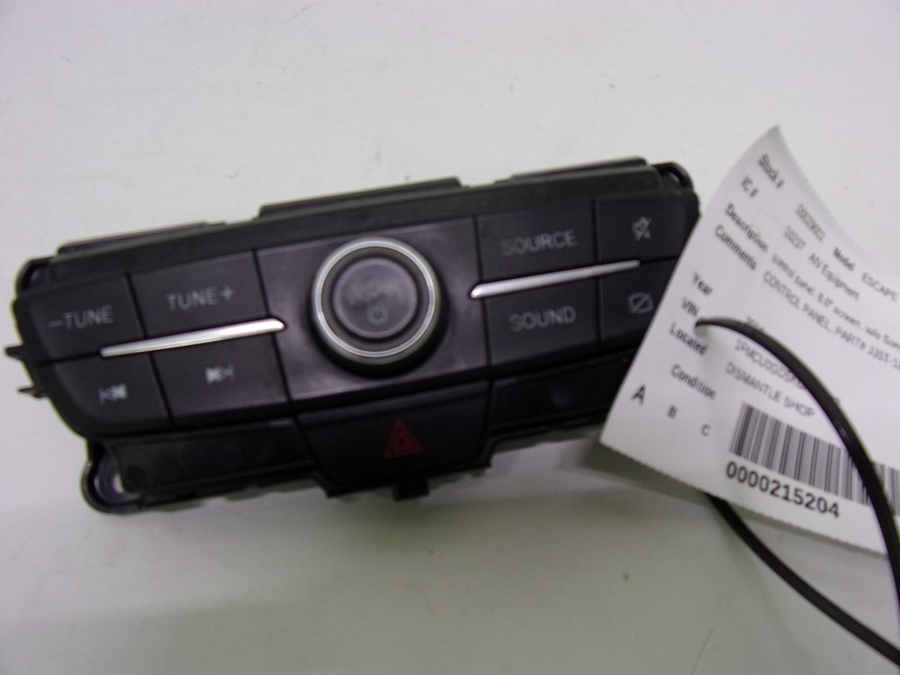 FORD ESCAPE 2017-2019 A/V Equipment control panel, 8.0" screen