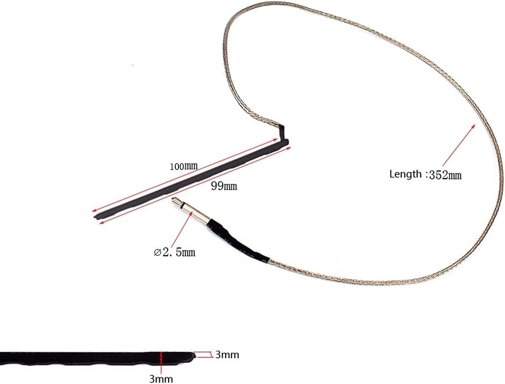 Guitar Piezo Pickup, Sensitive Piezo Under-saddle EQ Pre-Amp Pickup for 6 String