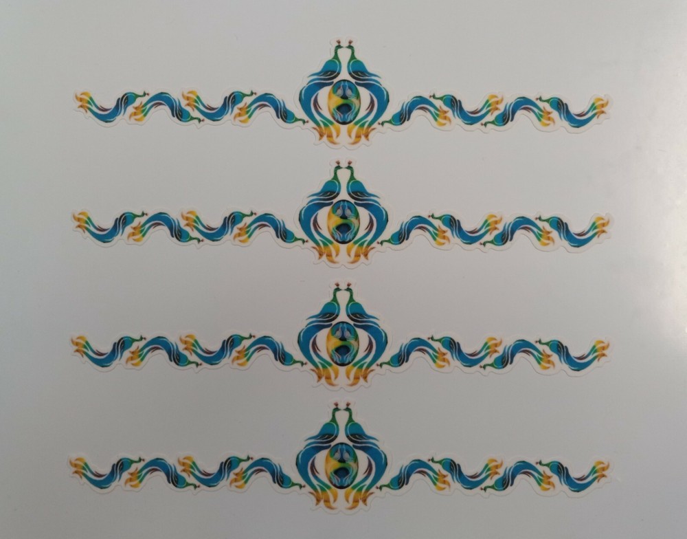 Peacock theme Cake Border