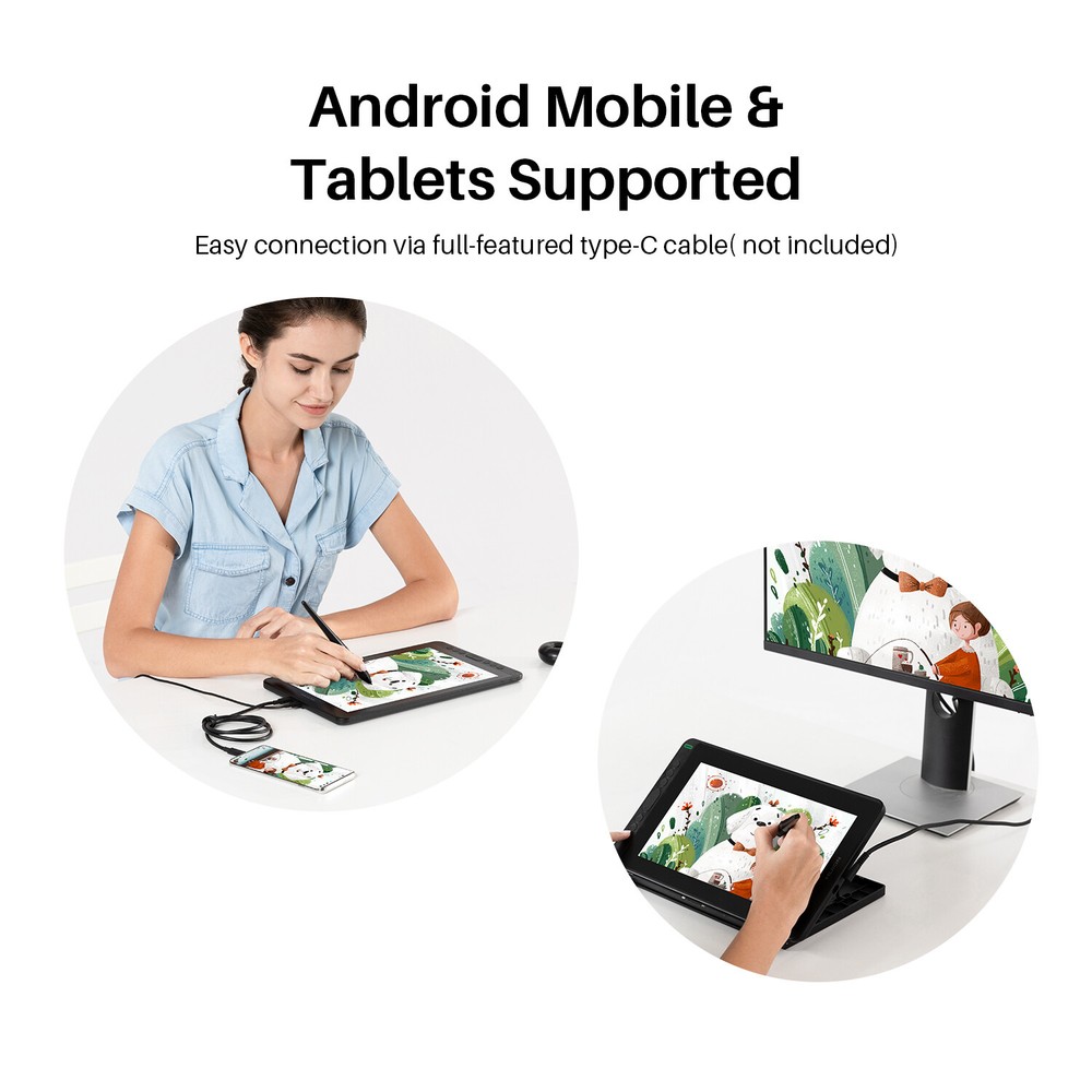 Huion Kamvas 12 2021 Graphics Tablet Pen Display Android Certified Refurbished