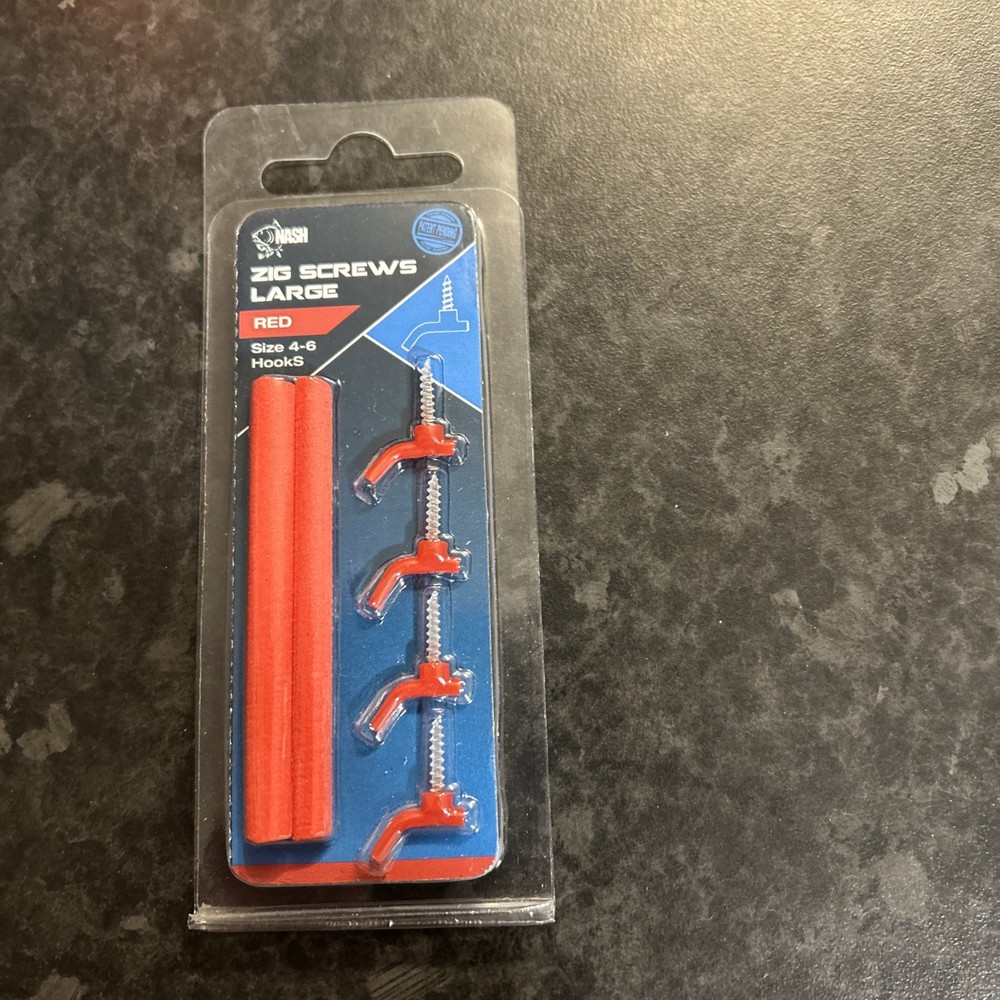 Nash Zig Screws Large Red