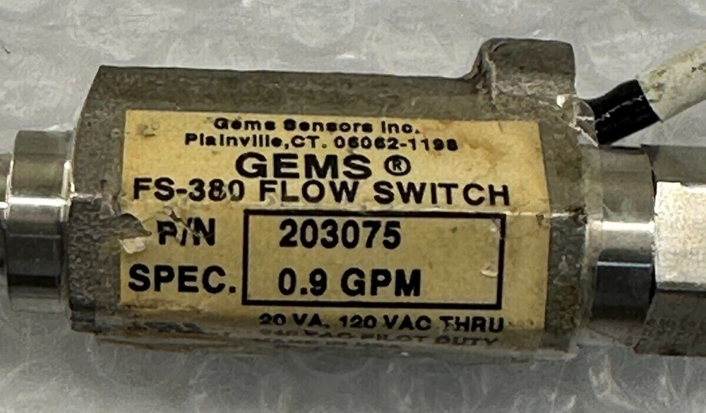 GEMS FS-380 FLOW SWITCH 203075