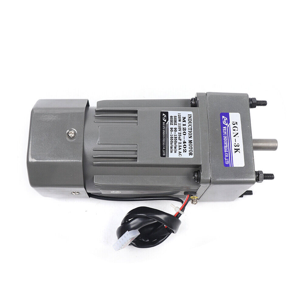 Gear Motor Electric Single Phase Motor &Variable Speed Controller 1:3 Reduction