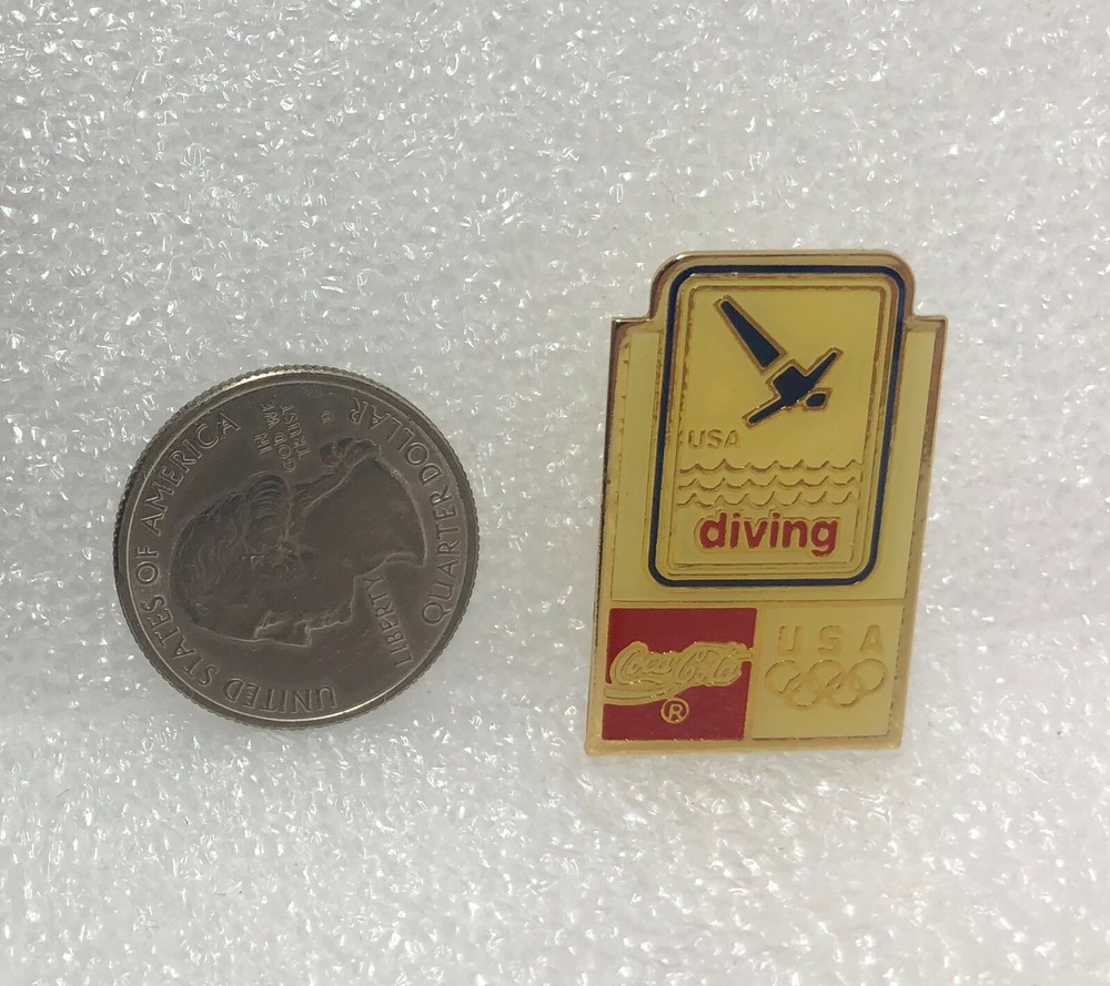 USA Diving Coca-Cola Pin