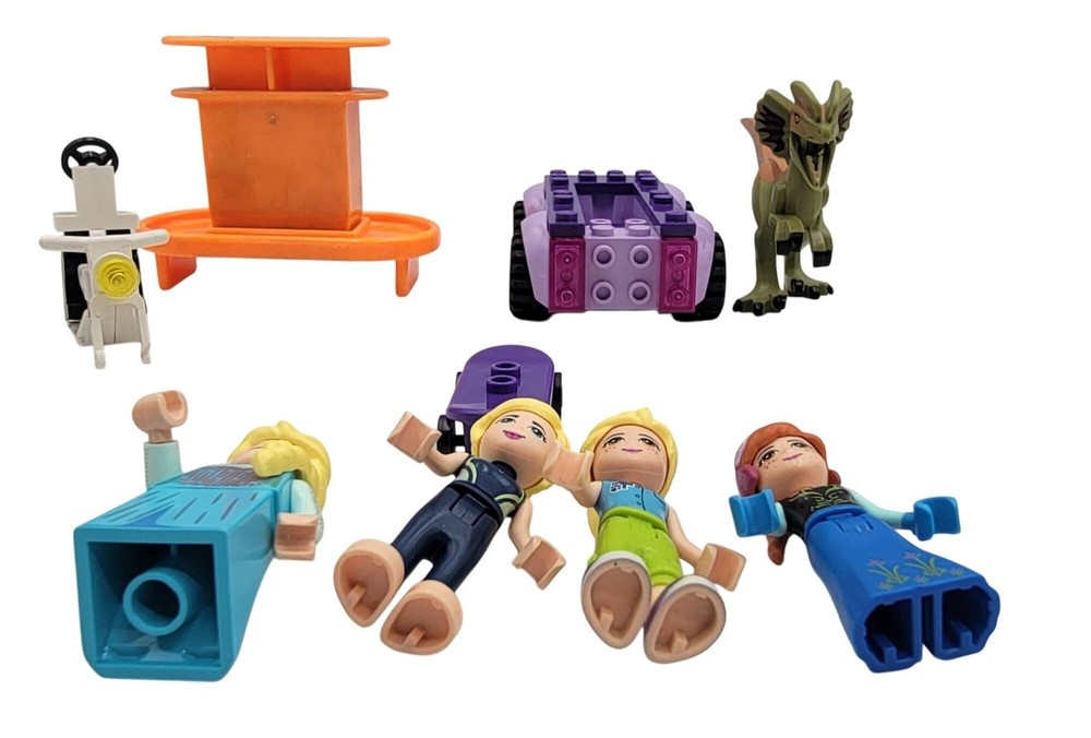 Lego Friends Mini Figures & Accessories Bundle With Dinosaur