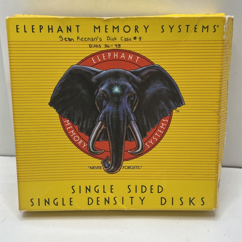 Brand Vintage Elephant Memory Systems Floppy Disk USED