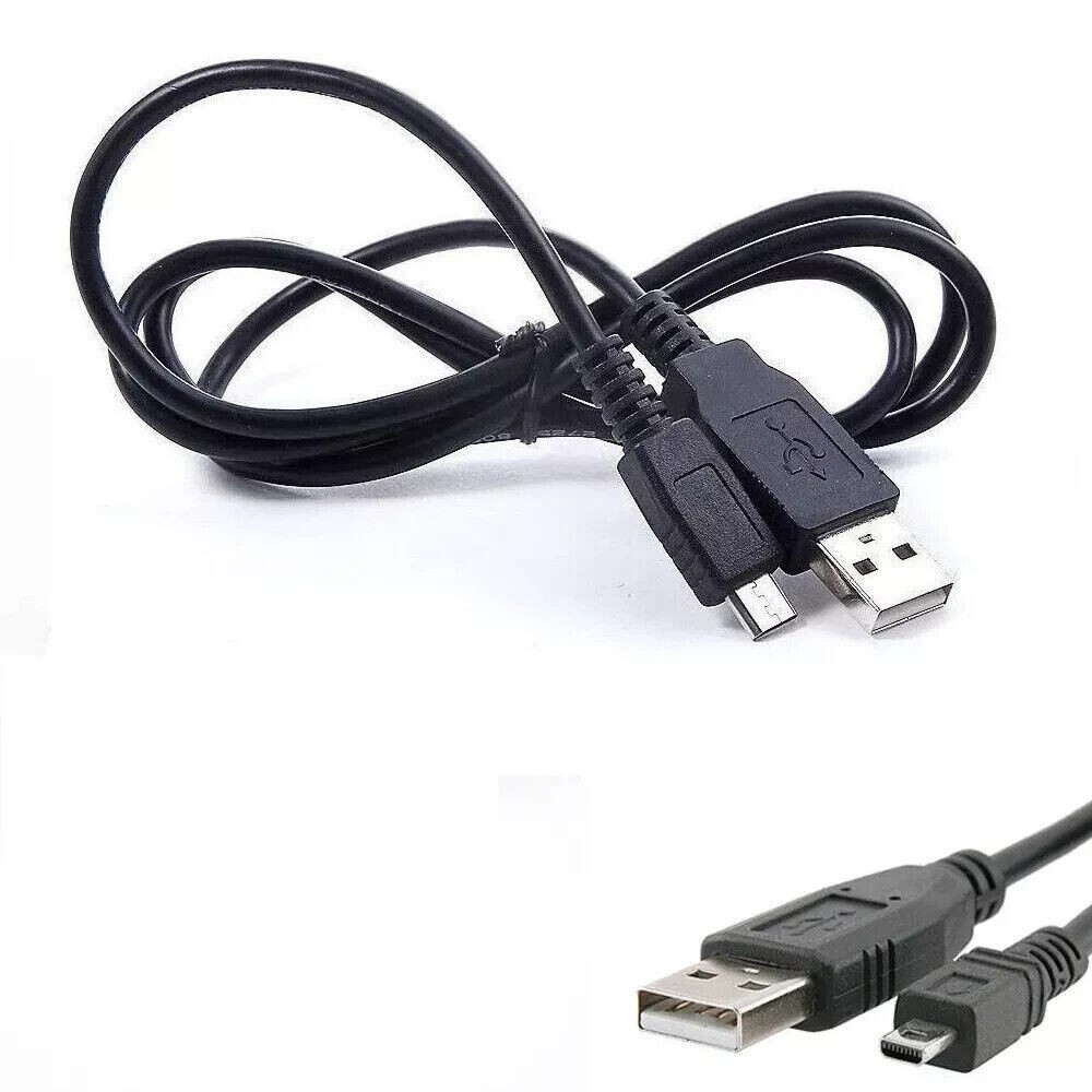 High Quality USB 2 Data Sync Transfer Cable Lead For Lumix DMC-SZ1 DMC-TZ18