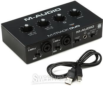 M-Audio M-Track Duo USB Audio Interface