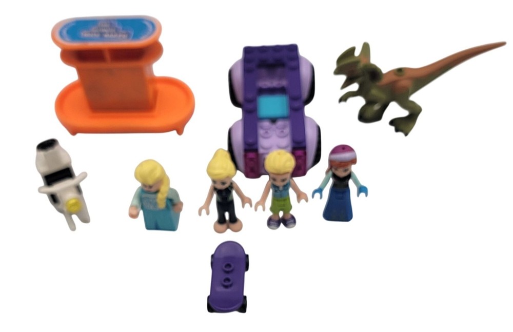 Lego Friends Mini Figures & Accessories Bundle With Dinosaur